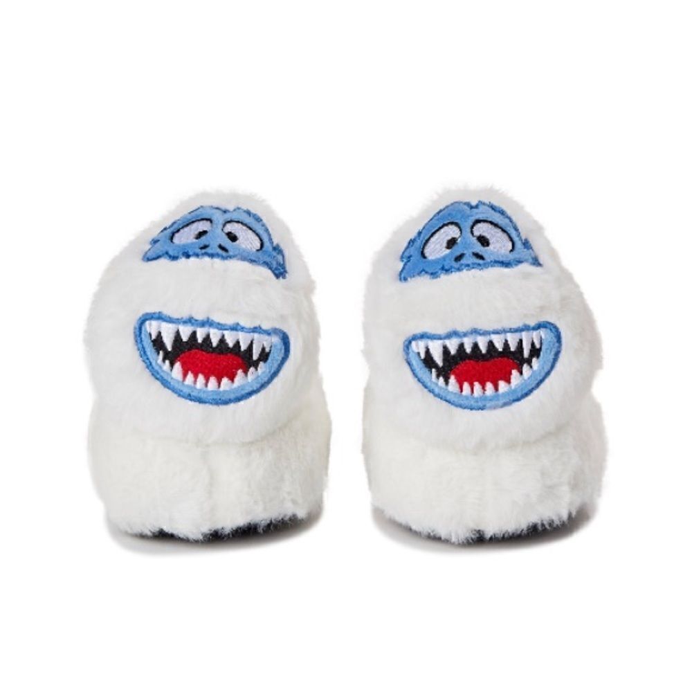 Baby Boys Girls Abominable Snowman Slippers Fuzzy Faux Fur Shoes Size 4